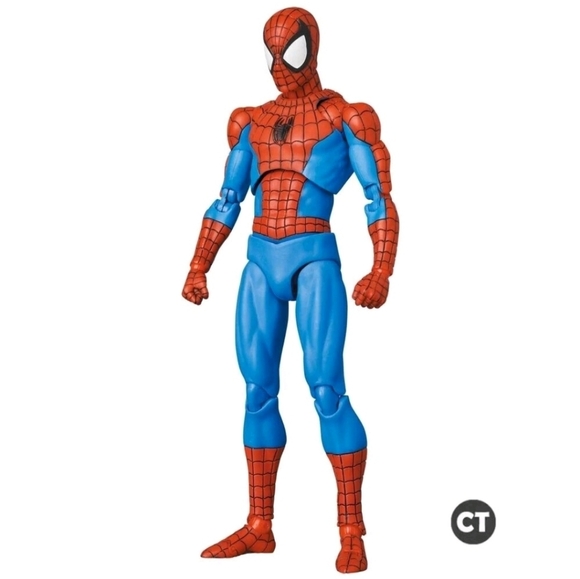 CT Toys MAFEX No.185 Spider-Man CLASSIC COSTUME 1/12 Action Figure - Picture 3 of 3